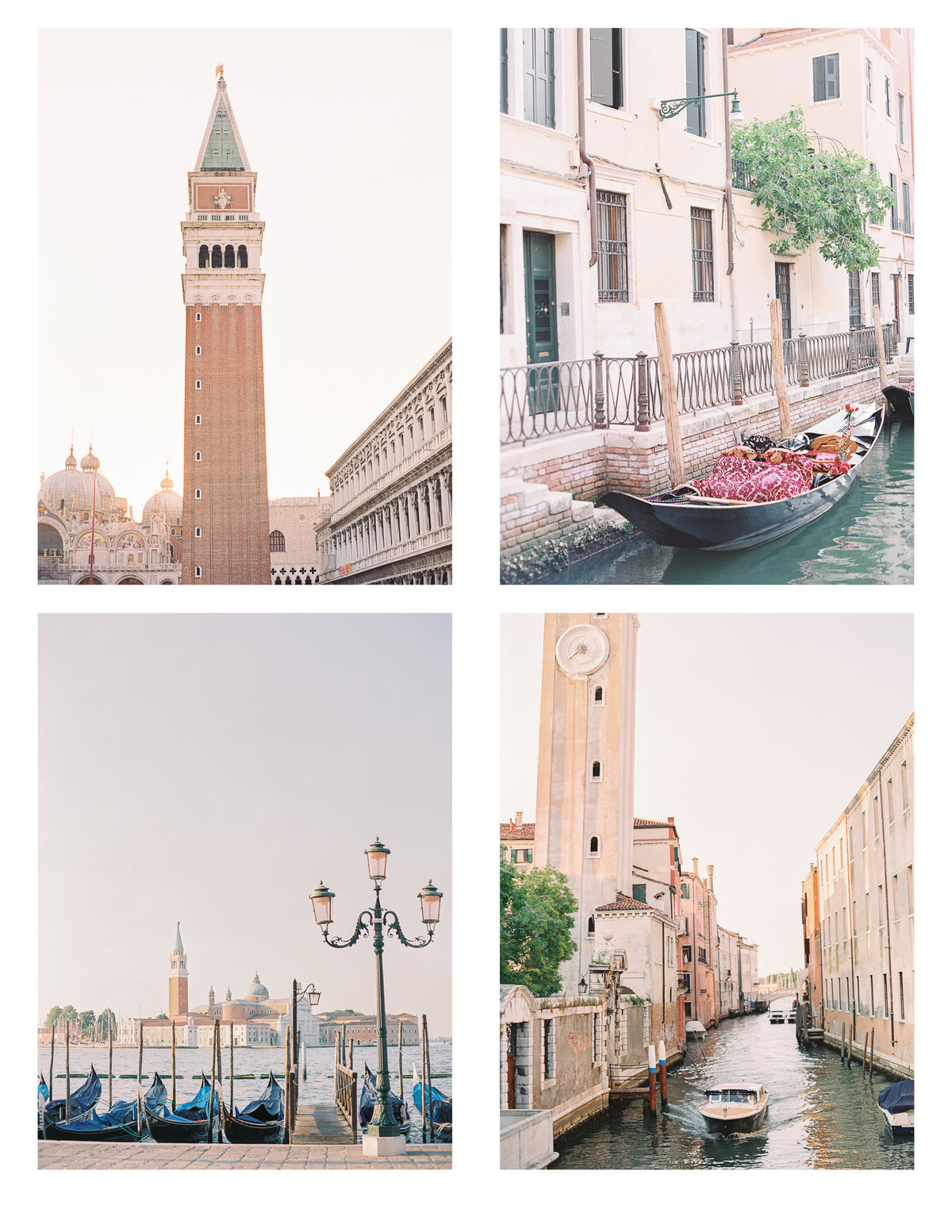 "Venice" Set of 4 Digital Download Prints